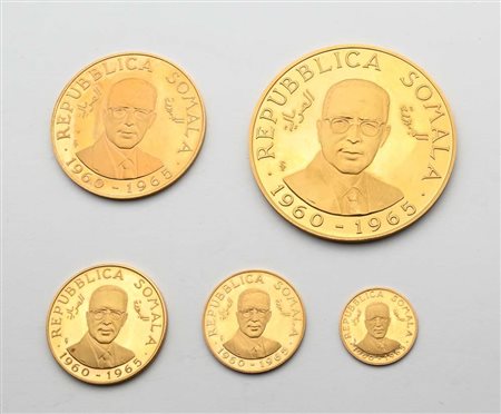 Serie 500, 200, 100, 50 e 20 Scellini 1965 Somalia