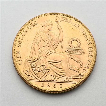 100 soles 1967 Repubblica del Perù