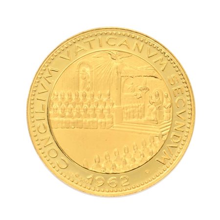 Medaglia non ufficiale del Concilio Vaticano II 1962 Giovanni XXIII Entro...