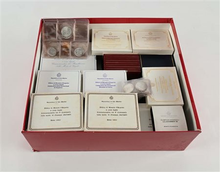 Lotto 24 Dittici FDC 1981-1990; 9 Trittici FDC 1981; 3 Dittici Proof...