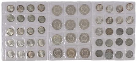 Lotto di 12 monete da 500 Lire Repubblica Italiana, 28 monete da 500 Lire...