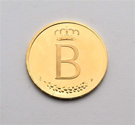 Medaglia XXV Anniversario Regno 1976 Baldovino re del Belgio