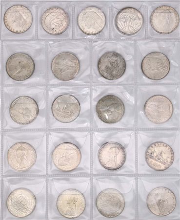 Lotto di 51 monete da 500 Lire Repubblica Italiana