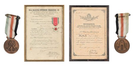 Insegna da Cavaliere dell'Ordine coloniale della Stella d'Italia in metallo...