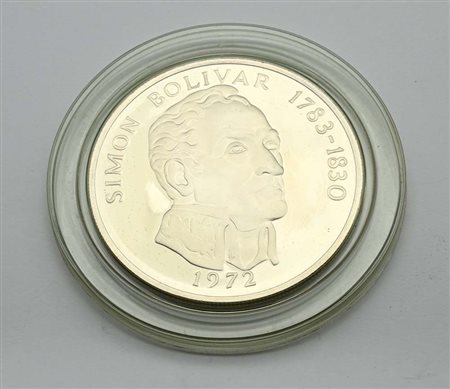 2 Monete Proof da 20 Balboas 1972 Panama