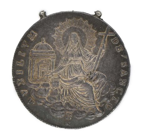 Scudo Sede Vacante 1829 B (Cardinale Camerlengo Francesco Galeffi) Residui di...