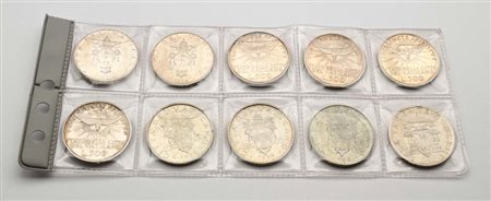 Lotto 500 Lire Città del Vaticano 1958 Pio XII (2), 1958 Sede Vacante (4),...