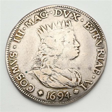 Tollero di Livorno 1694 con la veduta del Porto. Cosimo III de' Medici...