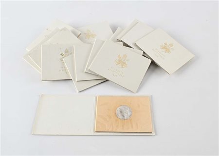 Lotto 17 monete 1.000 Lire 1978 Giovanni Paolo I Città del Vaticano