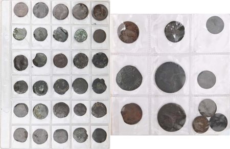 Lotto di 41 monete di rame per lo più Perperi e Soldi di Ragusa e di altri...