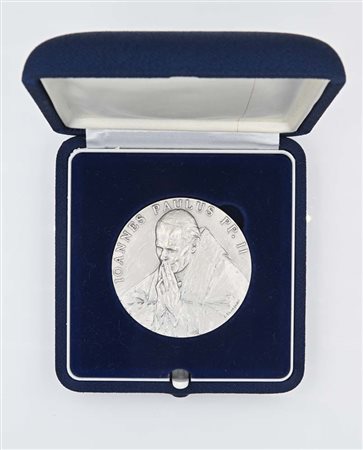 Medaglia in argento 925/000 per la visita di papa Giovanni Paolo II a...