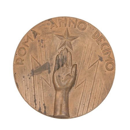 Ernesto Michahelles detto Thayaht - Medaglia di bronzo della Prima Adunata...