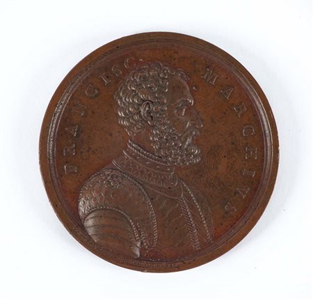Tommaso Mercandetti - Medaglia in bronzo del 1819 di Francesco De Marchi...