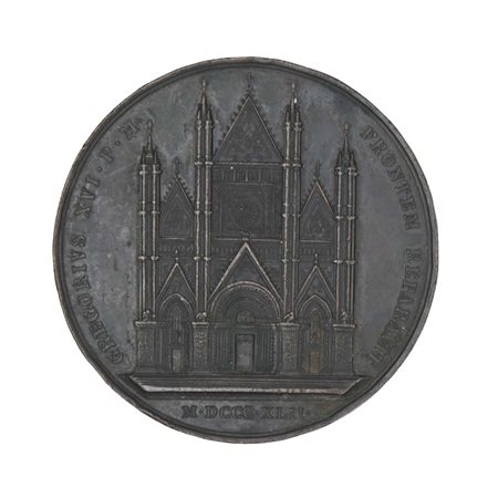 Stato Pontificio - Gregorio XVI - Medaglia Straordinaria in bronzo per...