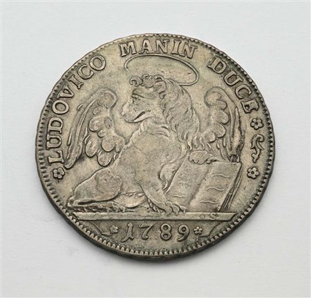 Tallero per il Levante 1789 Doge Ludovico Manin Repubblica di Venezia D/...
