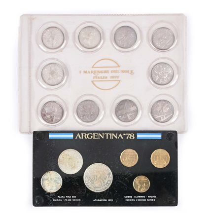 Lotto: Serie divisionale Argentina 1978 e Marenghi del Sole