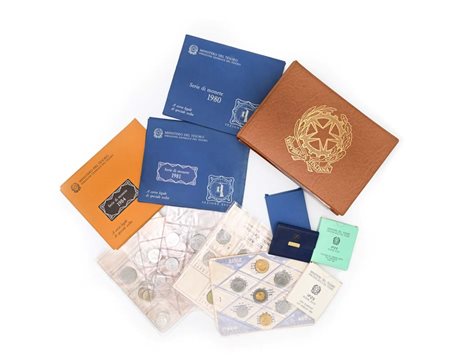 Lotto Repubblica Italiana Serie 1980, 1981, 1984 e 1986, 4 monete da 500 Lire...