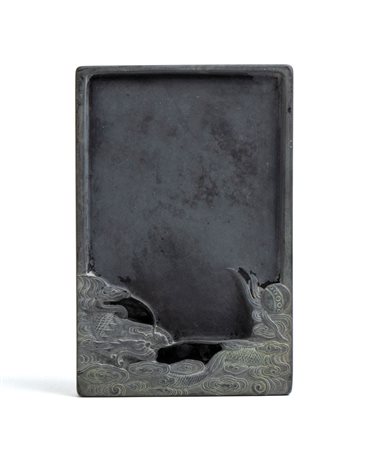  
Pietra da inchiostro Cina, XX secolo
 21 x 13,5 cm