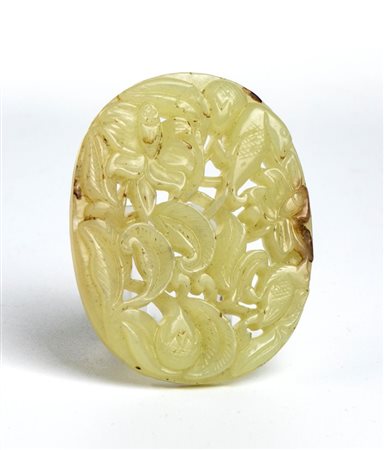  
Placchetta ornamentale in giada Cina, periodo della Repubblica (1911-1949)
 