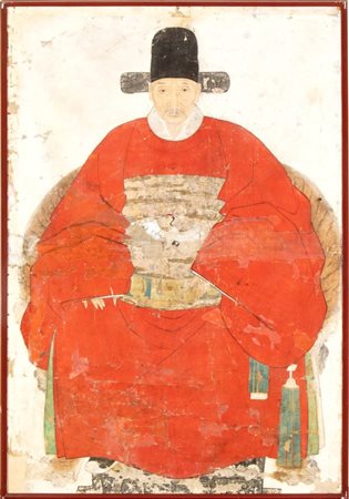  
Dignitario Cinese Cina, dinastia Ming (1368-1644)
 133 x 92 cm