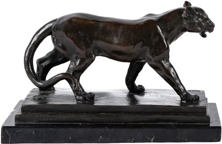 Da Antoine Louis Barye (Parigi, 1796 - Parigi, 1875) - Pantera che cammina