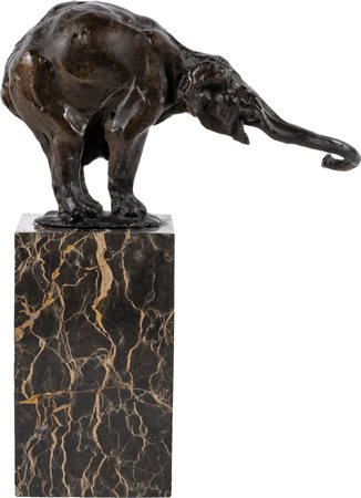 Louis-Albert Carvin (1875 - 1951) - Elefante in equilibrio