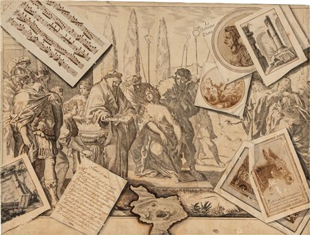Pietro Giacomo Palmieri (Bologna, 1737 - Torino, 1804) - Trompe-l'oeil