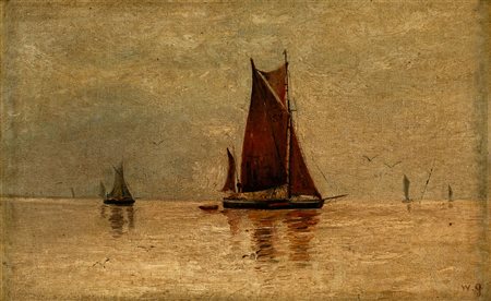 Scuola inglese del secolo XIX - Marina inglese