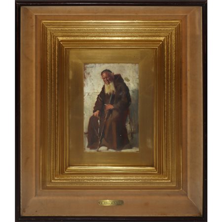 Alfonso Hollaender (Ratisbona 1845 - Firenze 1923)  - Fra Pietro Cappuccino