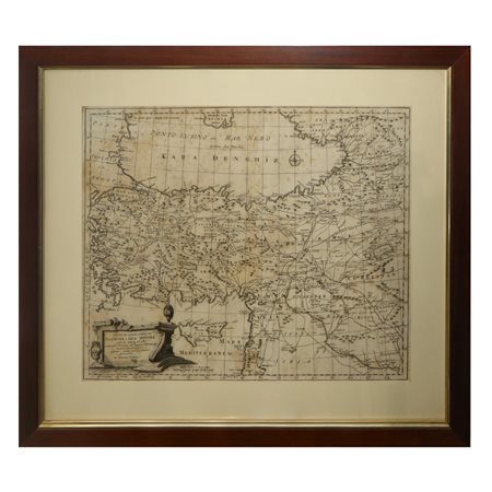 Emanuel Bowen (Inghilterra  1694 - 1967)  - "Nuova ed esatta carta di Natolia e Asia Minore con la Siria e altre contermine provincie dell'impero Ottomano"