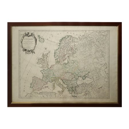 Robert Janvier - Carta dell'Europa e dei principali Stati