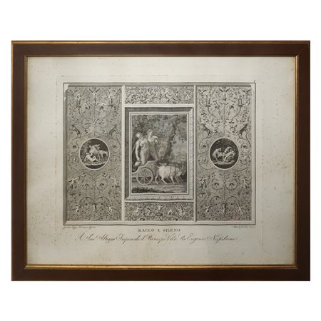 Angelo Guelmi (Verona 1774 - 1837)  - Bacco e Sileno, Mantua 1811