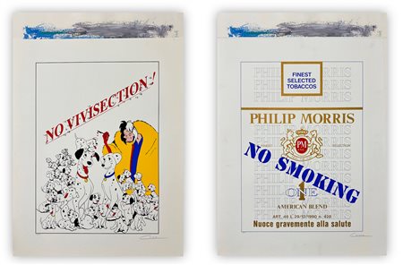 RENATO NATALE CHIESA (1947) - Lotto unico di 2 serigrafie