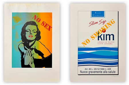 RENATO NATALE CHIESA (1947) - Lotto unico di 2 serigrafie