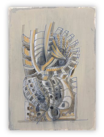 LINO TINÉ (1932) - Senza Titolo, 1965