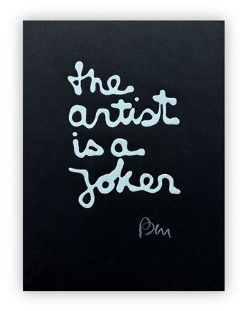 BEN VAUTIER (1935-2024) - The jocker, Febbraio - Marzo 1977