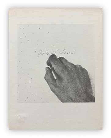 GIULIO PAOLINI (1940) - Vedo, 1969 (la decifrazione del mio campo visivo)