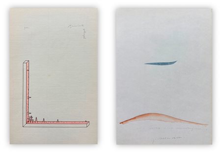 AUTORI VARI (GIULIANO DELLA CASA E BRUNO CONTE) - Lotto unico di 2 opere