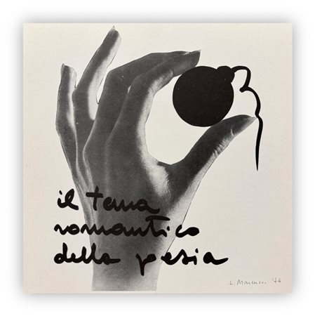 LUCIA MARCUCCI (1933) - Il tema romantico della poesia, 1974