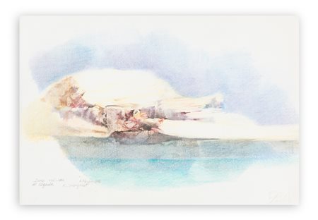 RENZO VESPIGNANI (1924-2001) - Dune sul mare di Hurgada, 1992