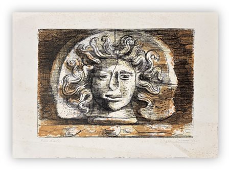 EUGÈNE GUSTAVOVITCH BERMAN (1899-1972) - Senza Titolo (Medusa), 1970
