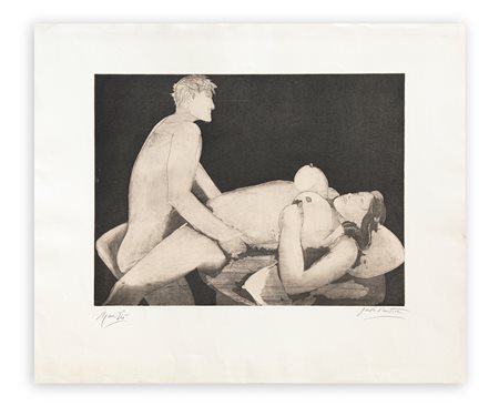 GIACOMO MANZÙ (1908-1991) - Senza Titolo