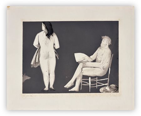 GIACOMO MANZÙ (1908-1991) - Senza Titolo