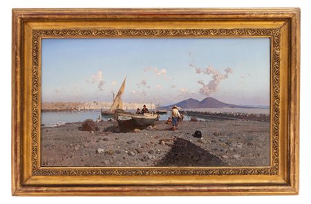 Giuseppe Laezza - Vesuvio visto da Pozzuoli