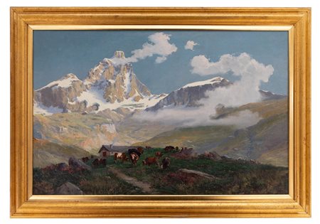 Leonardo Roda - Pascolo ai piedi del Cervino