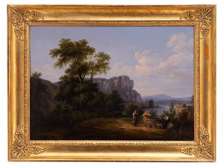 Pietro Ronzoni  - Al pozzo (1850)