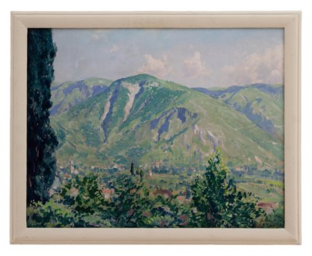 Teodoro Wolf Ferrari - Bassano del Grappa dal Castello degli Ezzelini (giugno 1938)