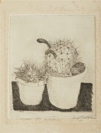 BARTOLINI LUIGI (1892 - 1963) - LE PIANTE GRASSE IN FIORE.
