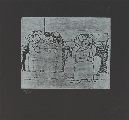 CASORATI FELICE (1883 - 1963) - SENZA TITOLO.