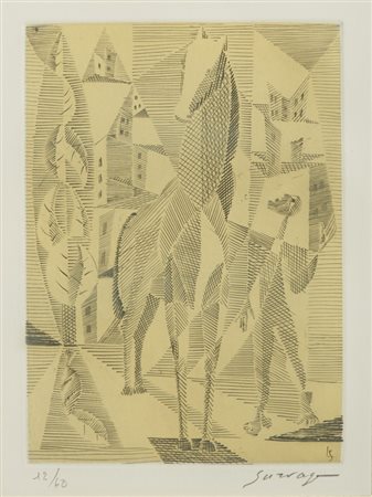 SURVAGE  LEOPOLD (1879 - 1968) - LE CHEVAL.